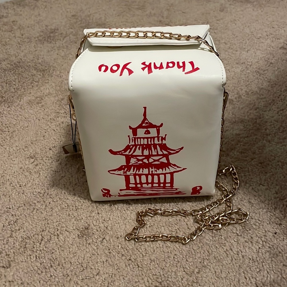 Take out cross body bag